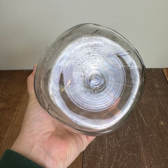 Ball Clear Glass 1923-1933 Ribbed half‎ Gallon Perfect Mason Jar - Picture 2 of 8